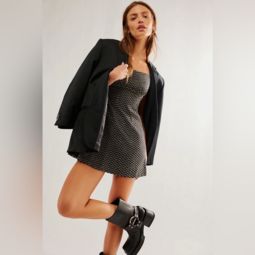 Free People | Berry Kiss Mini Dress